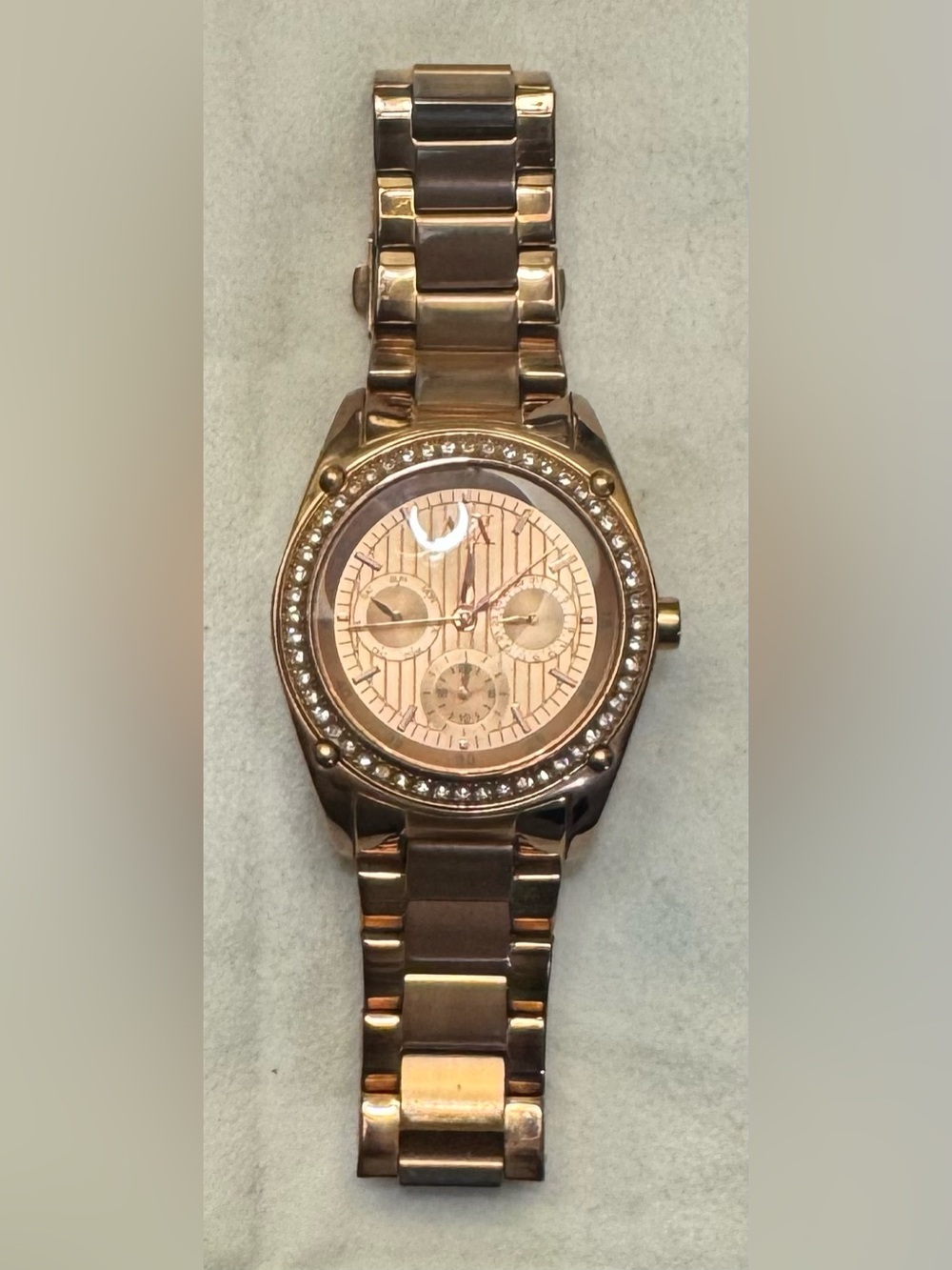 Armani Exchange AX5042 Rose Gold Crystal Women’s Watch